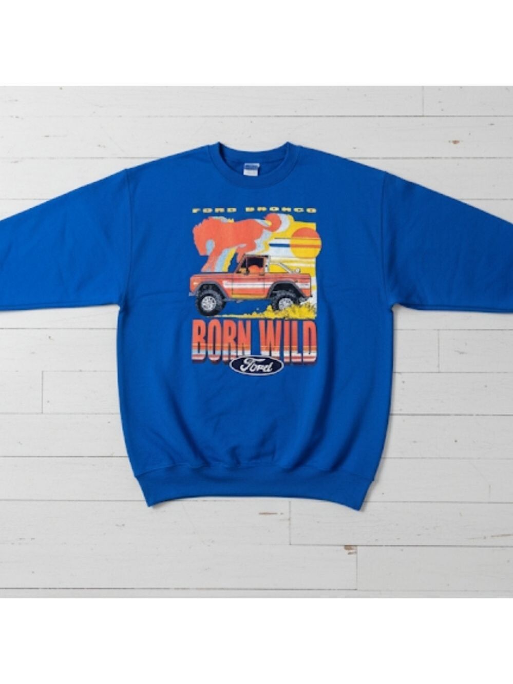 Junk Food Clothing Ford Bronco Graphic Crewneck Sweatshirt